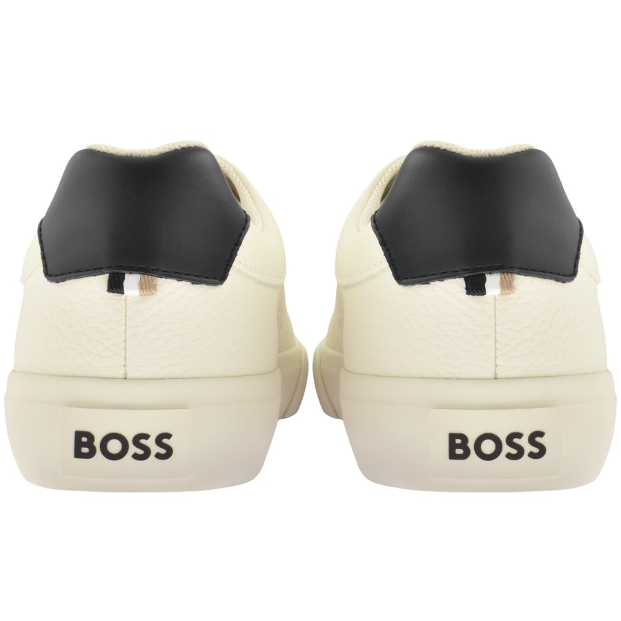 White and cream trainers cheap